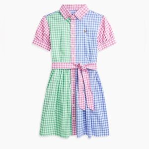 NWOT Polo by Ralph Lauren Multicolor Checkered Dress